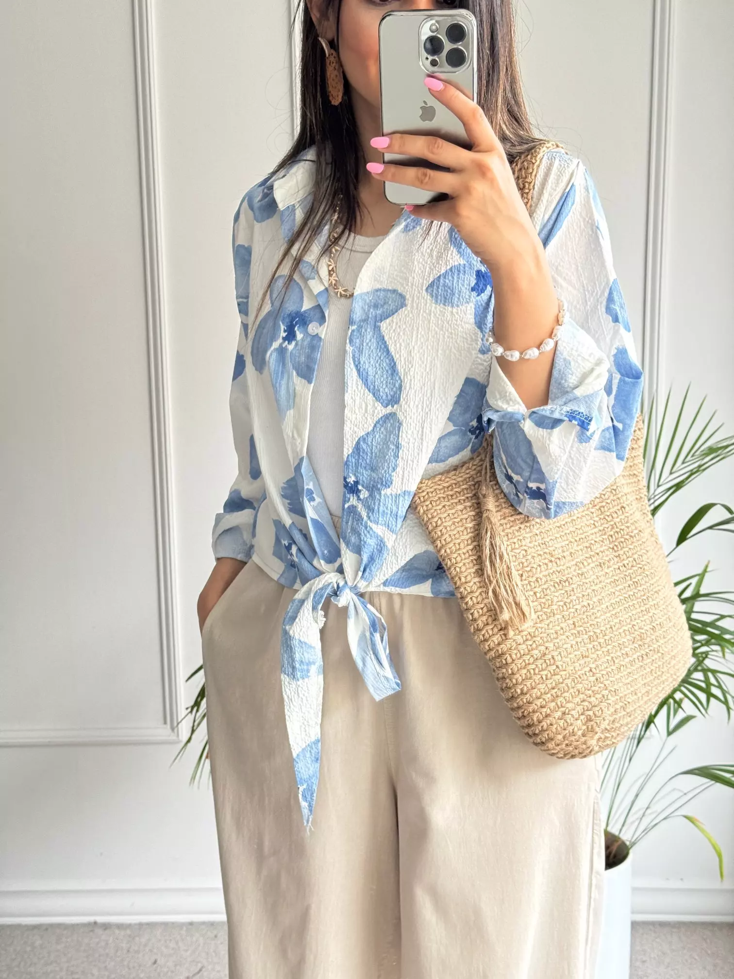 شومیز گره ای کاتلین ( دارای ایراد جزئی)